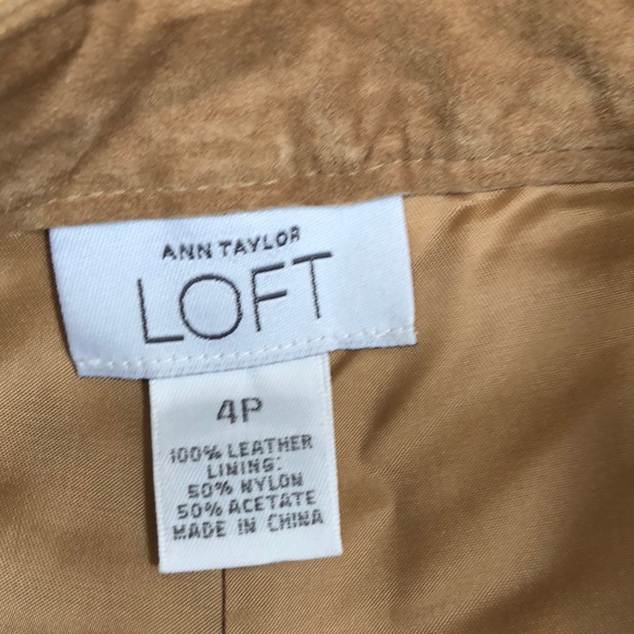 Anne Taylor Loft Leather Pant - Picture 2 of 3